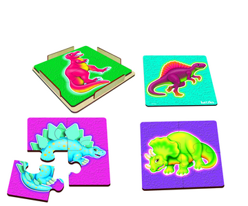 Dinosaurs Set of 4 - Table Puzzles