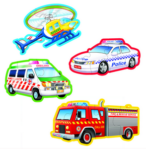 Emergency Vehicles - Table Puzzles